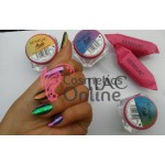 Pigment Semilac pentru gel Semiflash tip fulgi Flash Brown Gold 667